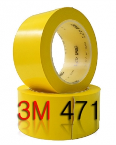 3M #471 바닥 라인테이프 황색 33M (50mm,100mm)