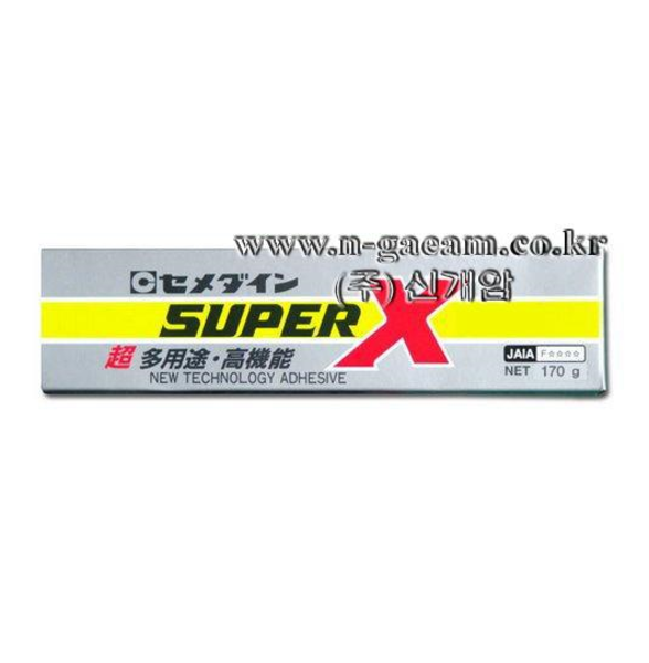 탄력성 접착제 (아크릴계) SUPER-X(백색), 170g
