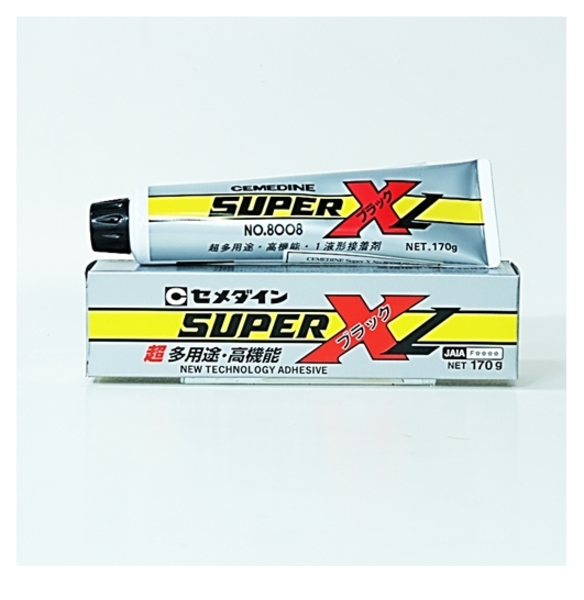 탄력성 접착제 (아크릴계) SUPER-XL(흑색,저점도), 170g