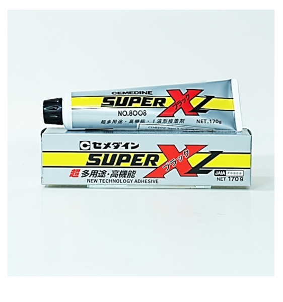 탄력성접착제(아크릴계)SUPER-XL(흑색/저점도), 170g