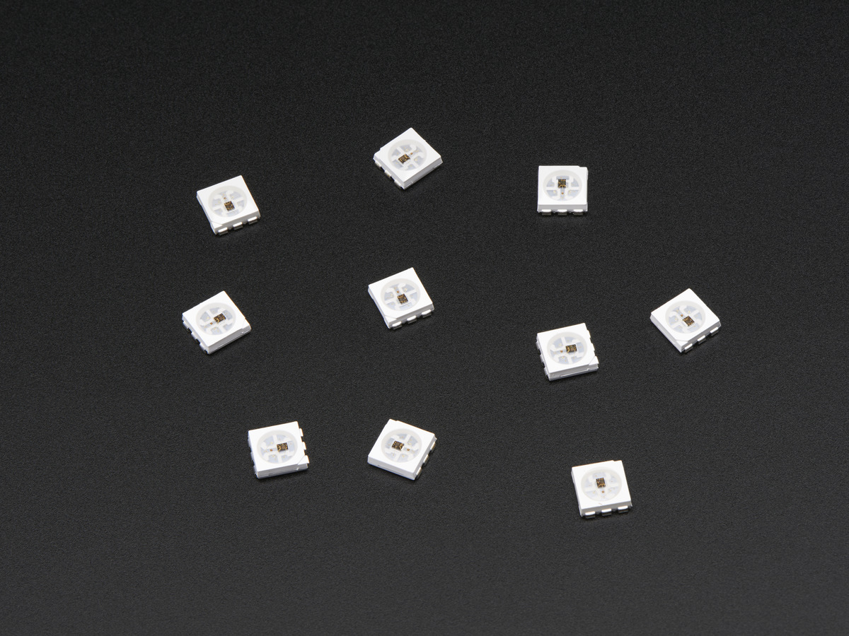 5050 RGB LED with Integrated Driver Chip - 10 Pack ( 5050 RGB LED 드라이버 칩 )