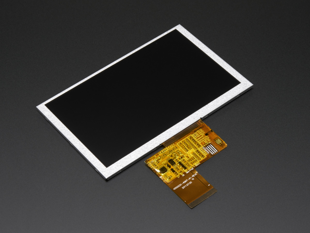 5.0 40-pin 800x480 TFT Display without Touchscreen