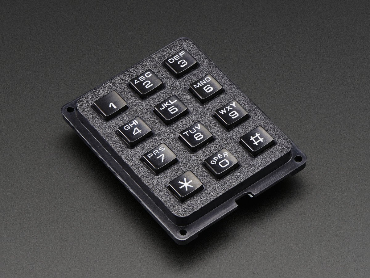 3x4 Phone-style Matrix Keypad ( 3*4 폰 스타일 매트릭스 키패드 )