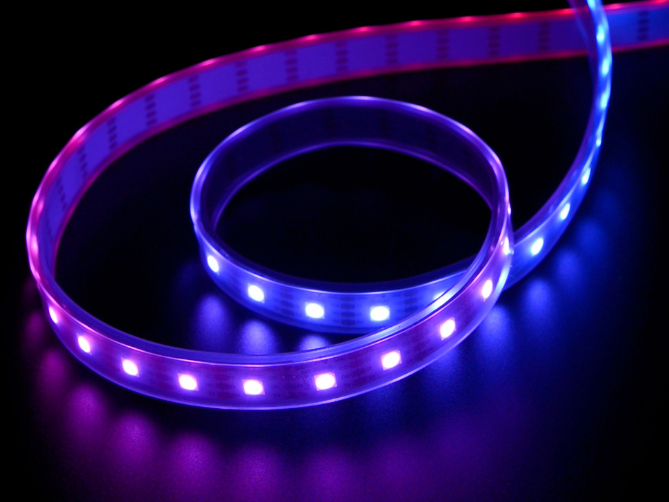 Adafruit DotStar Digital LED Strip - White 60 LED - Per Meter [WHITE]