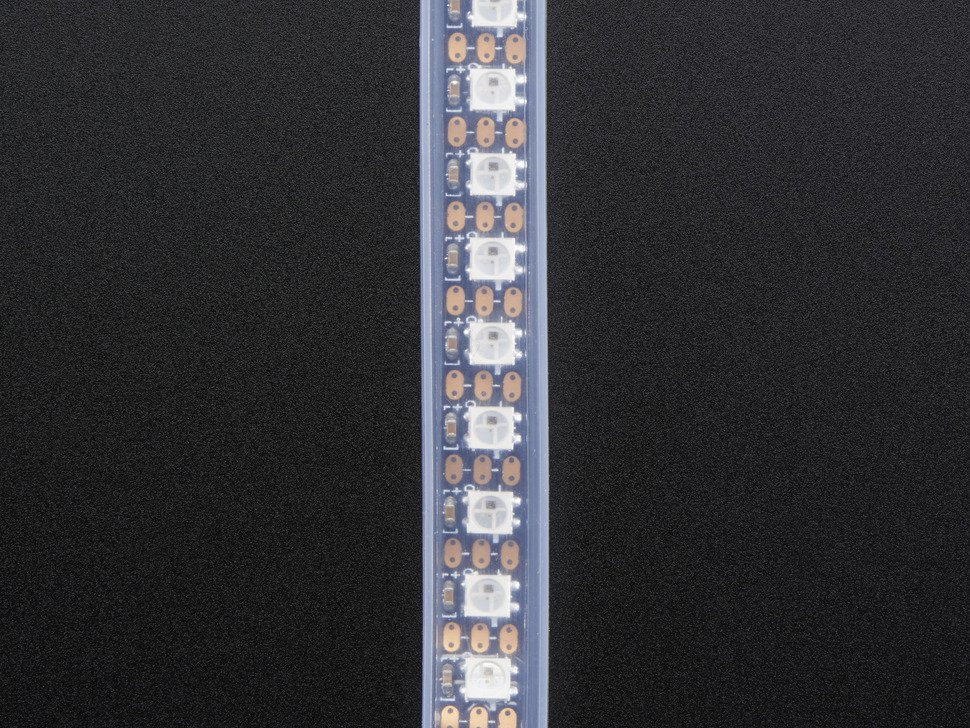 Adafruit Mini Skinny NeoPixel Digital RGB LED Strip - 144 LED/m [1m BLACK] ( 네오픽셀 미니 스키니 디지털 RGB LED 스트립 )