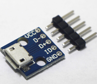 아두이노 라즈베리파이 Micro USB Breakout Board ( 마이크로 USB 브레이크아웃 보드 )