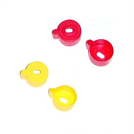 Battery Caps Small size (yellow,red)